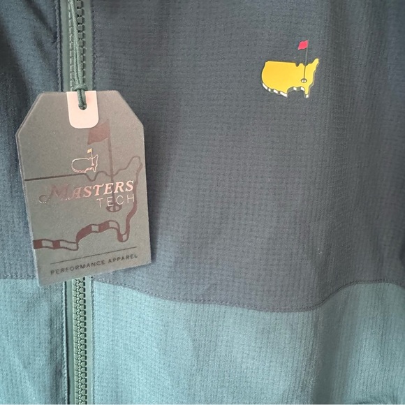 New! Masters Tech Rain Jacket Green Size Medium - Picture 2 of 5